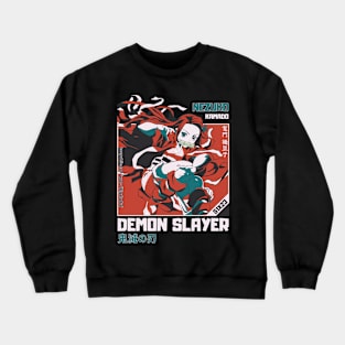 Nezuko Unleashed: A Demon Slayer Fan Art S1X23 Crewneck Sweatshirt